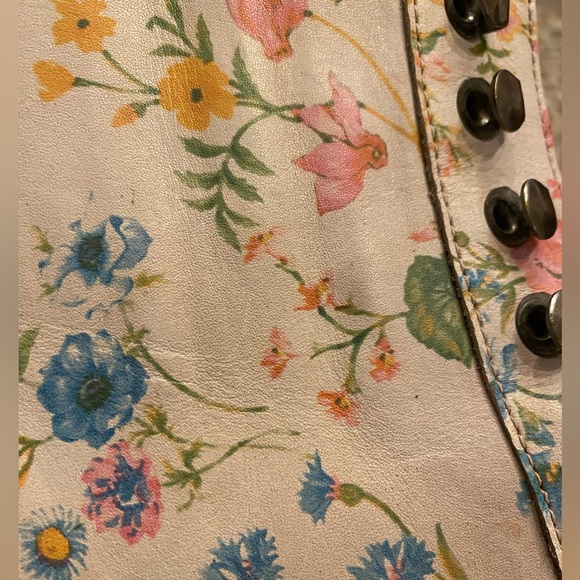 Free People Santa Fe Floral Lace Up Boots NEW Size 39 (8/8.5) - Picture 6 of 7